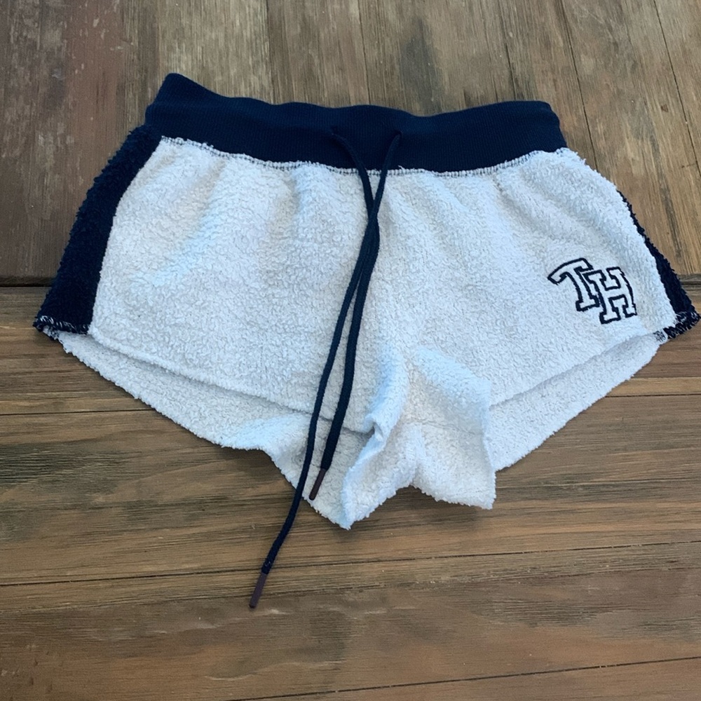 Tommy Hilfiger Cream and Navy Sherpa Shorts